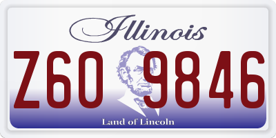 IL license plate Z609846