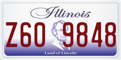 IL license plate Z609848