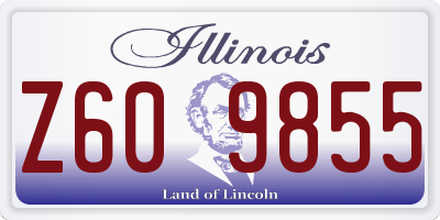 IL license plate Z609855