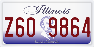 IL license plate Z609864