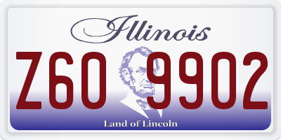 IL license plate Z609902