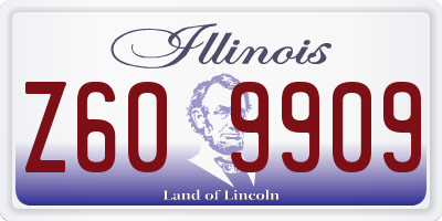 IL license plate Z609909
