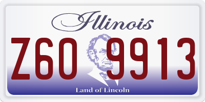 IL license plate Z609913