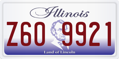 IL license plate Z609921