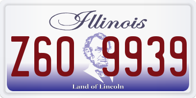 IL license plate Z609939