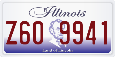 IL license plate Z609941