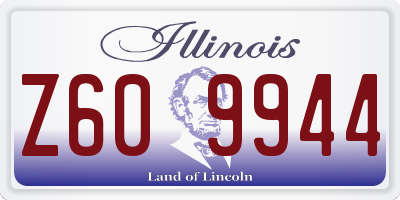 IL license plate Z609944