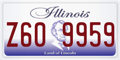 IL license plate Z609959