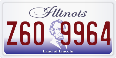 IL license plate Z609964