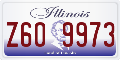 IL license plate Z609973