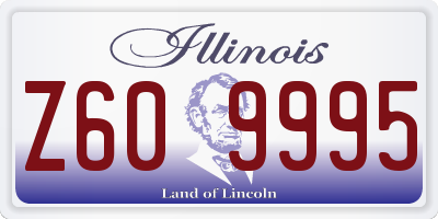 IL license plate Z609995