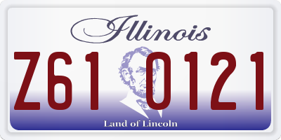 IL license plate Z610121