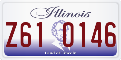 IL license plate Z610146