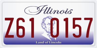 IL license plate Z610157