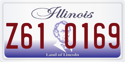 IL license plate Z610169