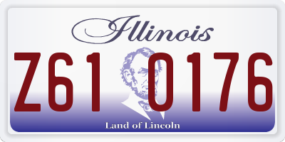 IL license plate Z610176
