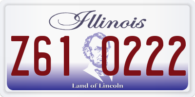 IL license plate Z610222