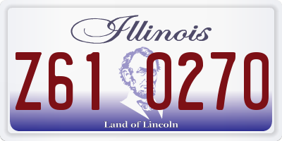 IL license plate Z610270