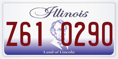 IL license plate Z610290