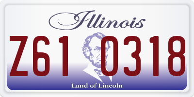 IL license plate Z610318