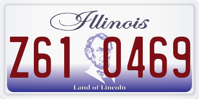 IL license plate Z610469