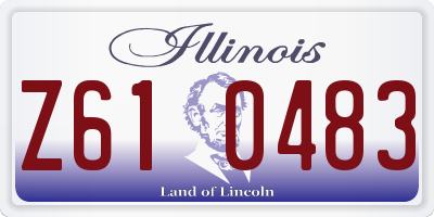 IL license plate Z610483