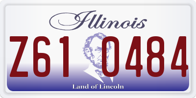 IL license plate Z610484