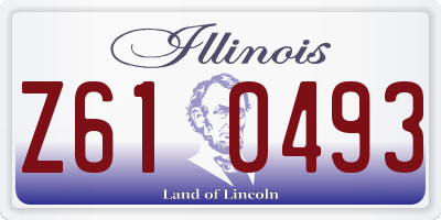 IL license plate Z610493