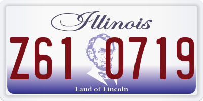 IL license plate Z610719