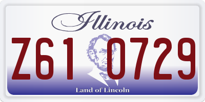 IL license plate Z610729