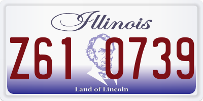 IL license plate Z610739