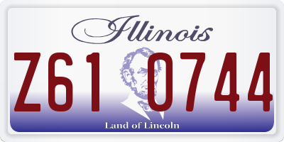 IL license plate Z610744
