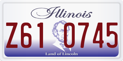 IL license plate Z610745