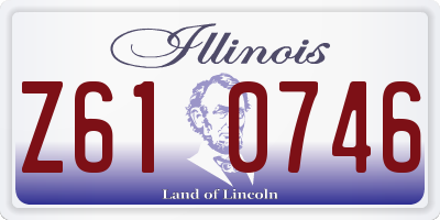 IL license plate Z610746