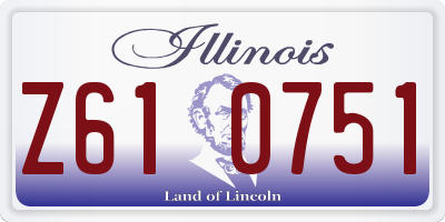 IL license plate Z610751