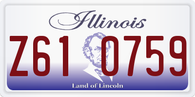 IL license plate Z610759