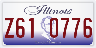 IL license plate Z610776