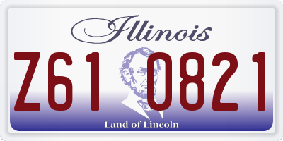 IL license plate Z610821