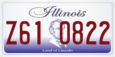 IL license plate Z610822