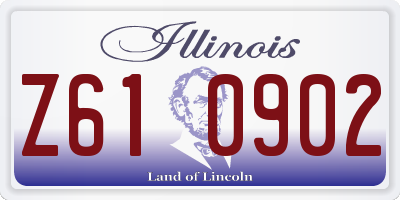 IL license plate Z610902