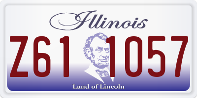 IL license plate Z611057