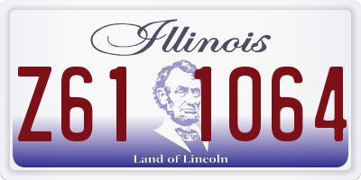 IL license plate Z611064