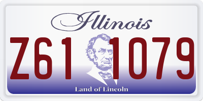 IL license plate Z611079