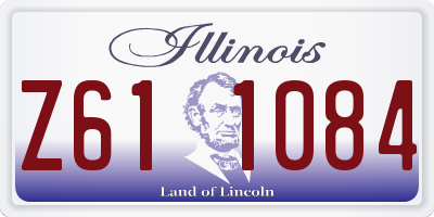 IL license plate Z611084