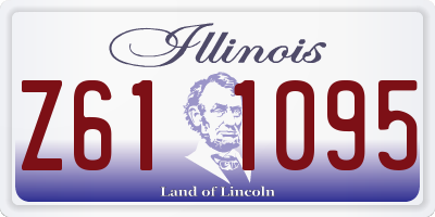 IL license plate Z611095