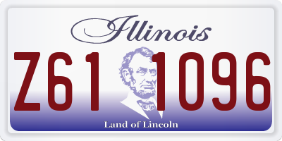 IL license plate Z611096