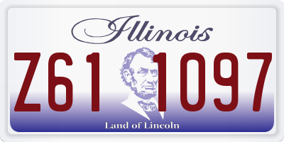 IL license plate Z611097