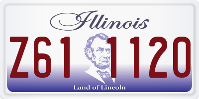 IL license plate Z611120