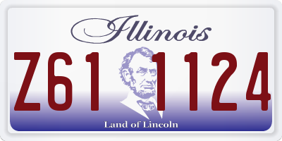 IL license plate Z611124