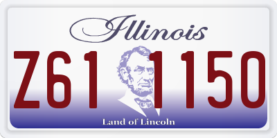 IL license plate Z611150